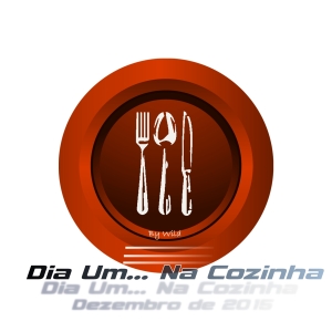 Logotipo Dia Um... Na Cozinha Dezembro 2015